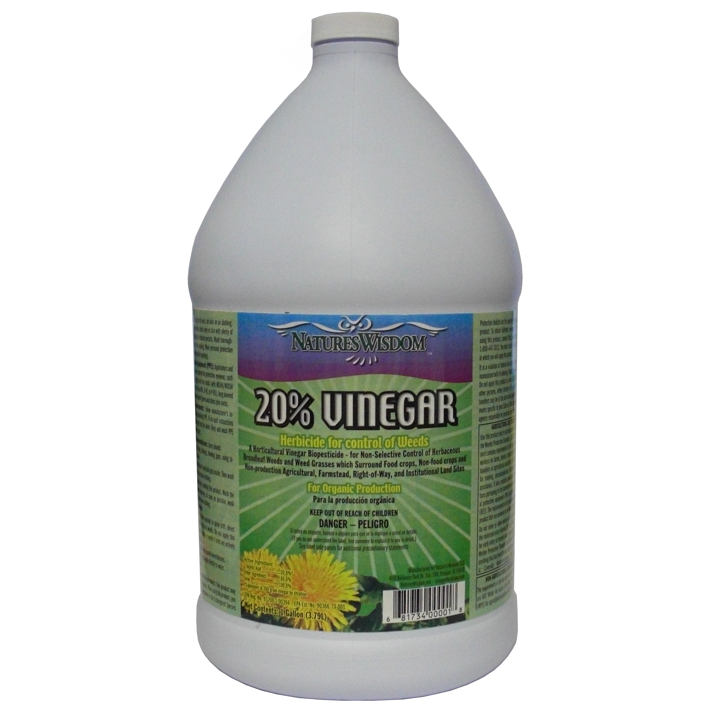 Nature's Wisdom Natural Weed Control Gallon