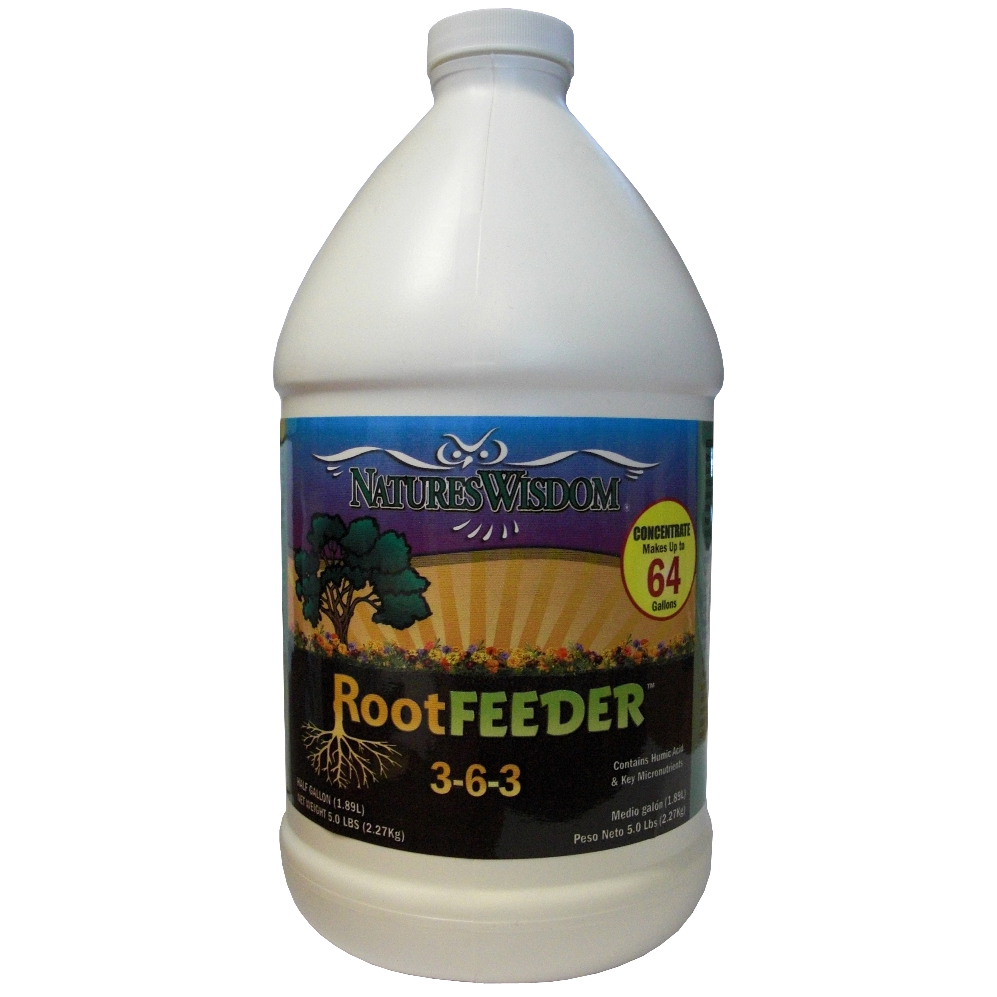 Nature's Wisdom Root Feeder 3-6-3 Half Gallon